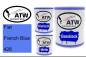 Preview: Fiat, French Blue, 426: 1L Lackdose + 1L Klarlack + 500ml Härter - Set, von ATW Autoteile West.